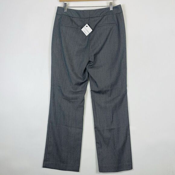 Halogen Black White Trace Weave Pattern Taylor Fit Pants Women's 10 Petite NWT - Picture 4 of 7